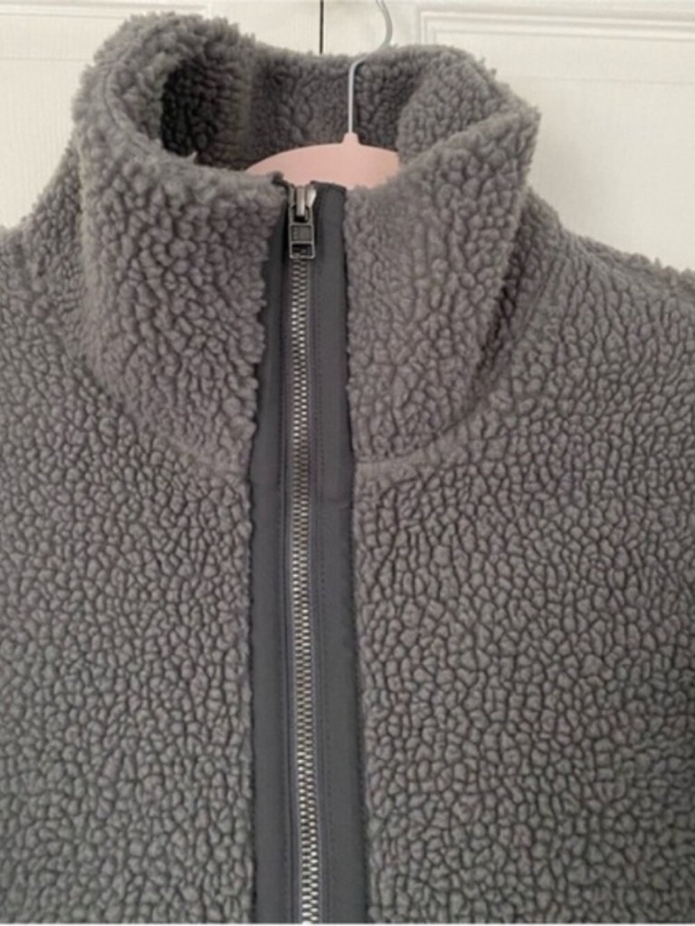 Patagonia Jacket Sharpa Full Zip Divided Sky Fleece Jacket Grey size Small - Picture 6 of 14